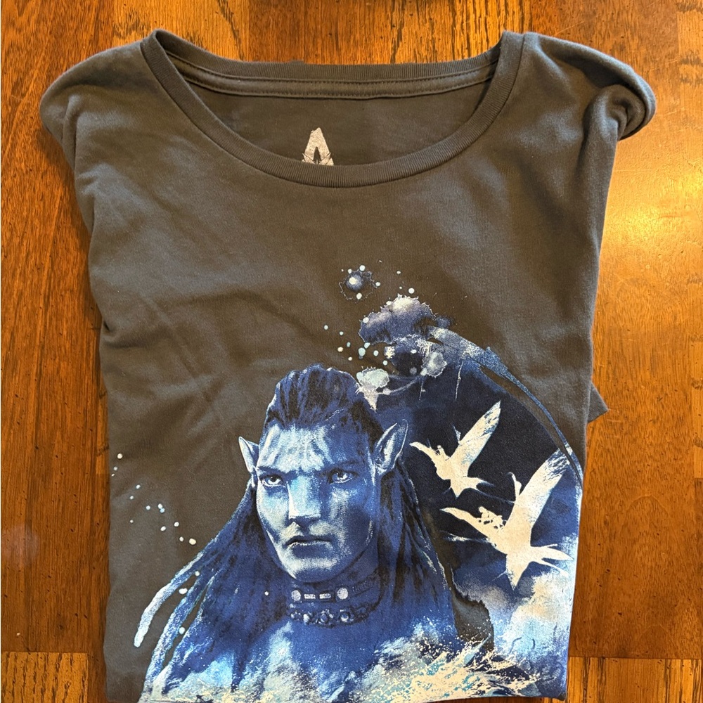 Graphic Tee with Avatar Character Design